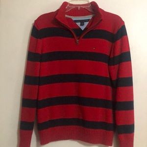 🔥Red and Blue Stripe Tommy Hilfiger Sweater🔥